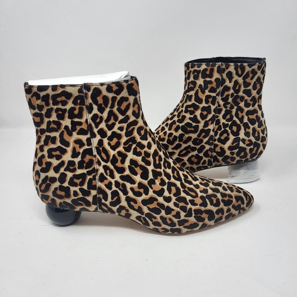 kate spade Shoes - Kate Spade Sydney Leopard Print Calf Hair‎ Ankle Boots Booties 7.5 B